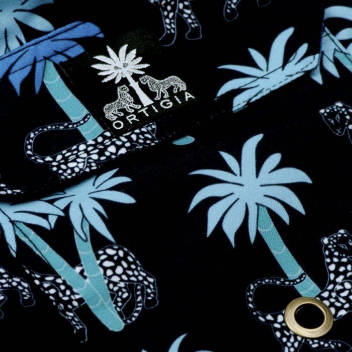 Ortigia Black Swim Shorts