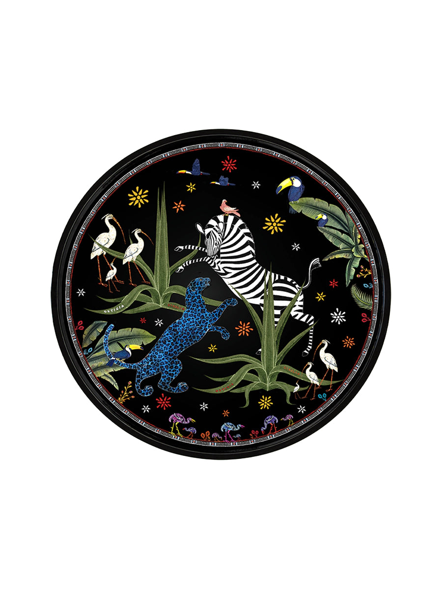 Ortigia Round Tray Jungle 40 cm