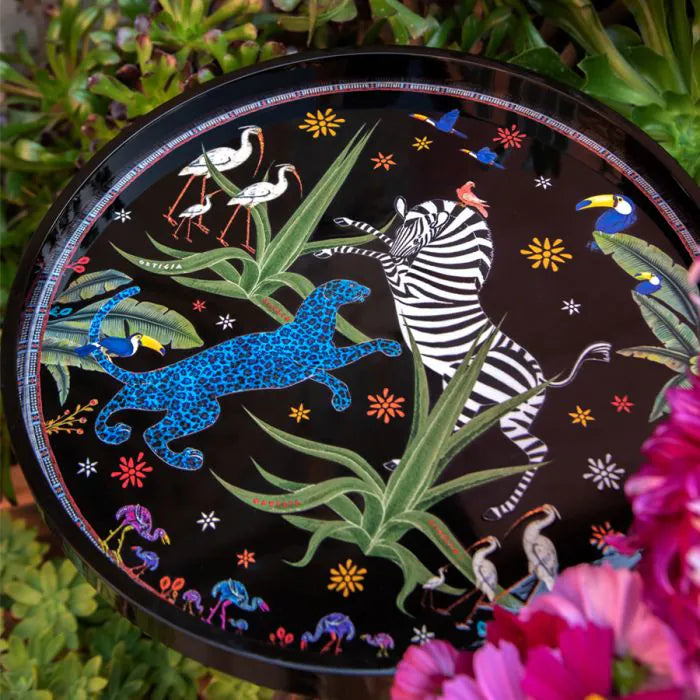 Ortigia Round Tray Jungle 40 cm
