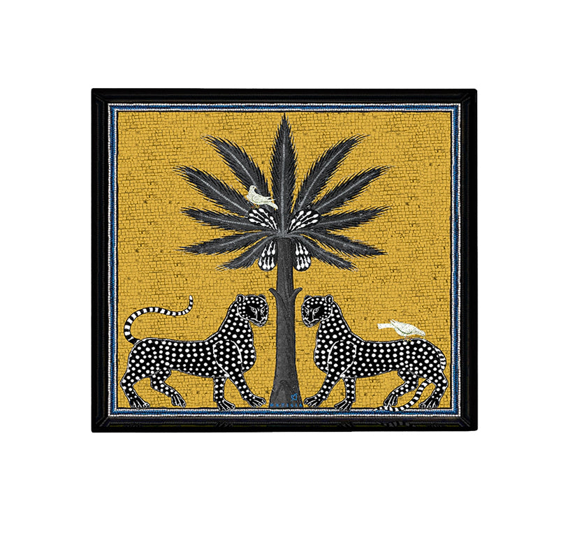 Ortigia Tray Square Yellow Sahara 25.5 x 25.5 cm