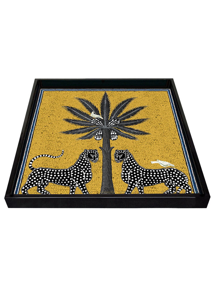 Ortigia Tray Square Yellow Sahara 25.5 x 25.5 cm