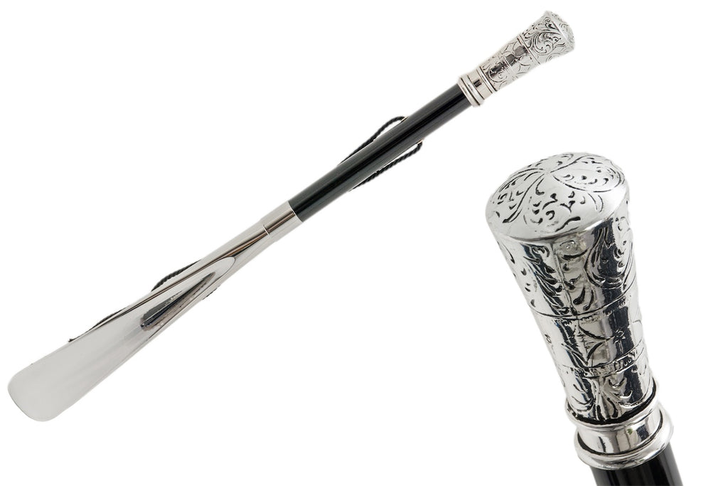 Pasotti Art Deco Silver Shoehorn