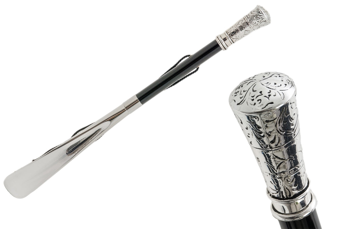 Pasotti Art Deco Silver Shoehorn