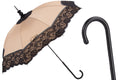Pasotti Victorian Style Parasol with Black Lace