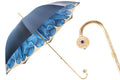 Pasotti Luxury Blue Dahlia Umbrella