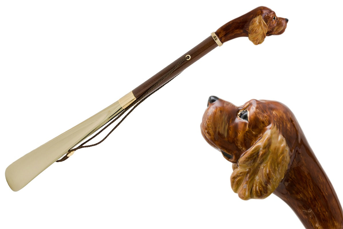 Pasotti Brown Cocker Spaniel Shoehorn