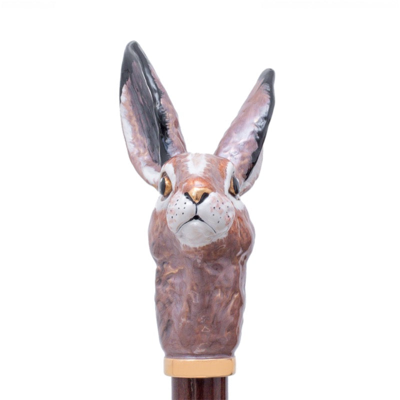 Pasotti Umbrella with Enameled Bunny Handle