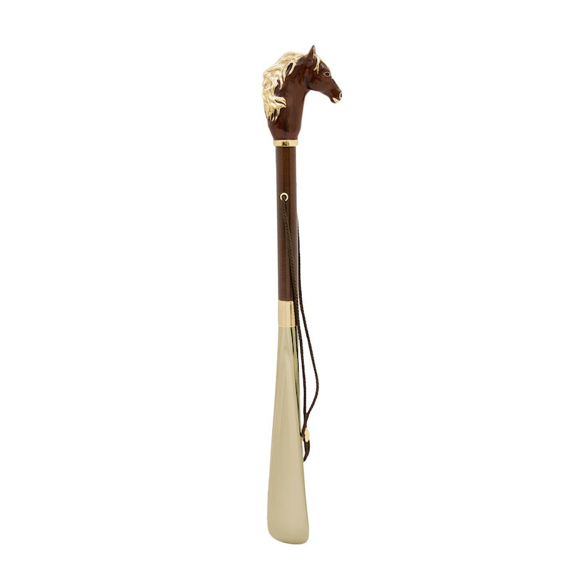 Pasotti Brown Horse Shoehorn
