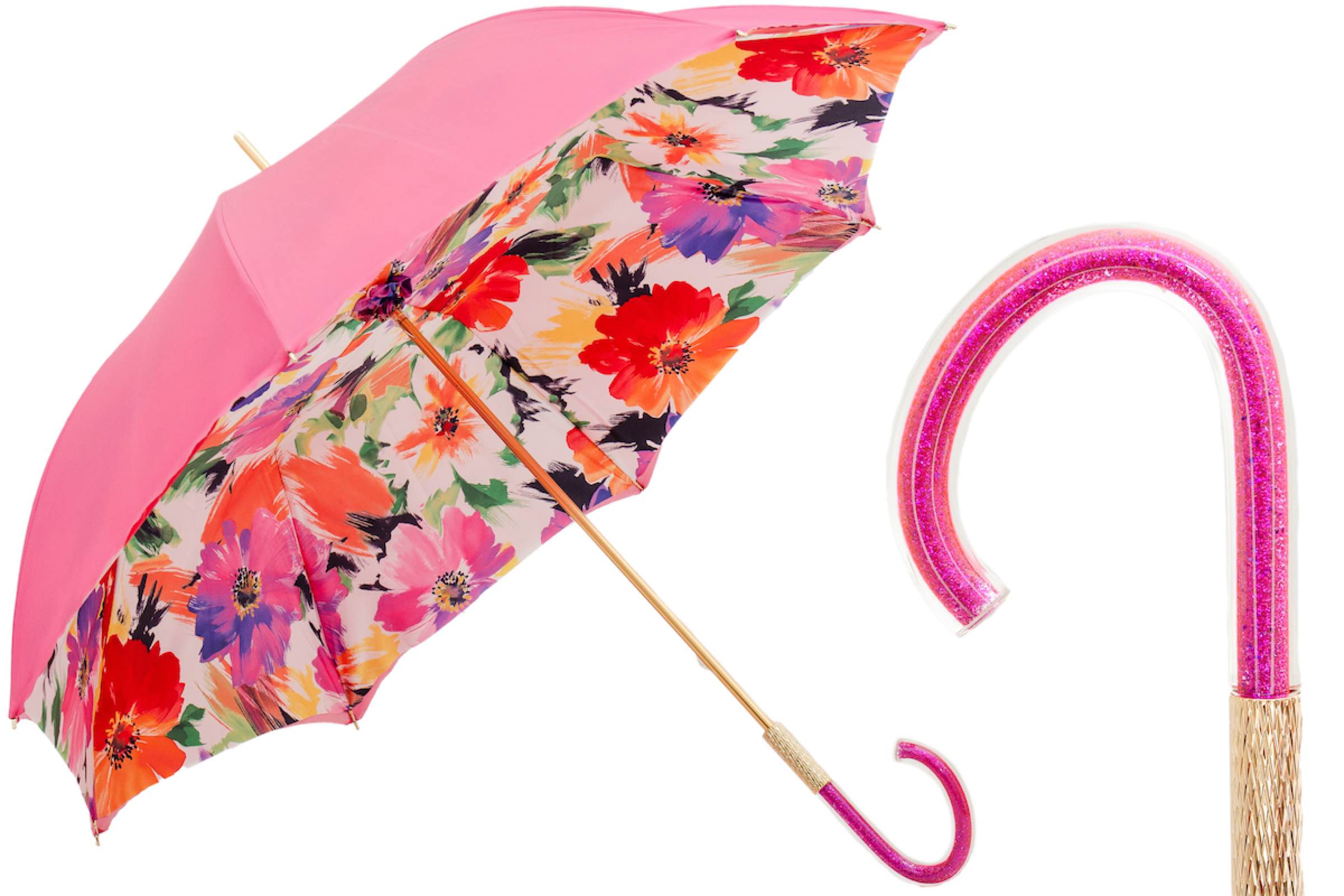 Pasotti Fuchsia Flower Umbrella