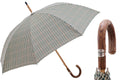 Pasotti Mini Tartan Umbrella with Wooden Handle
