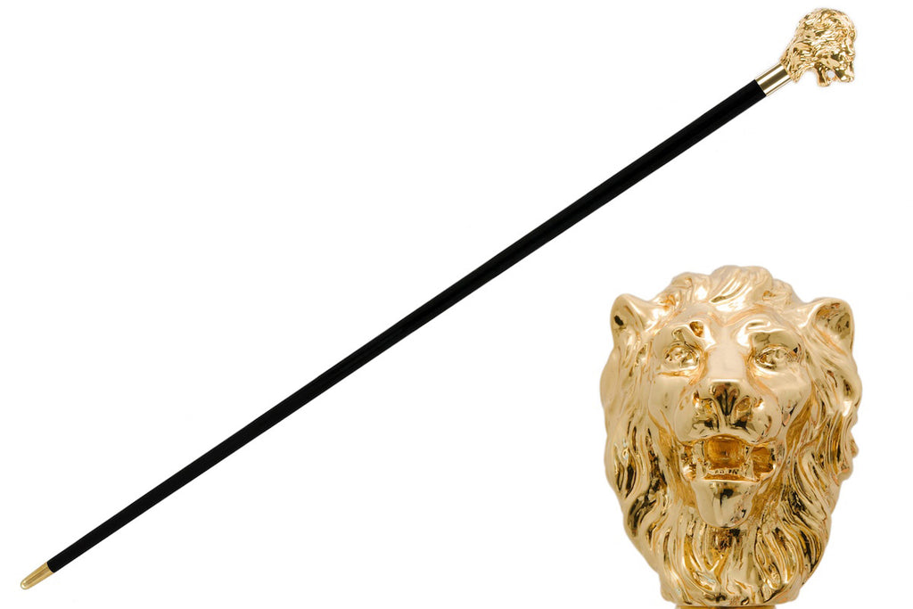 Pasotti Golden Lion Walking Cane﻿