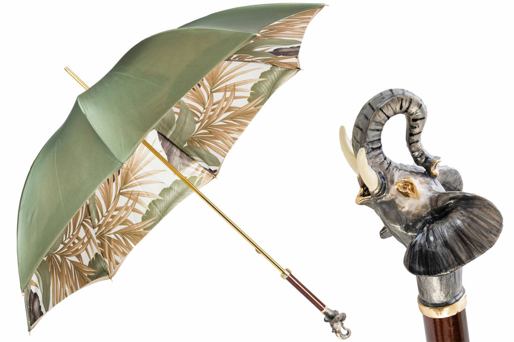 Pasotti Enameled Elephant Umbrella