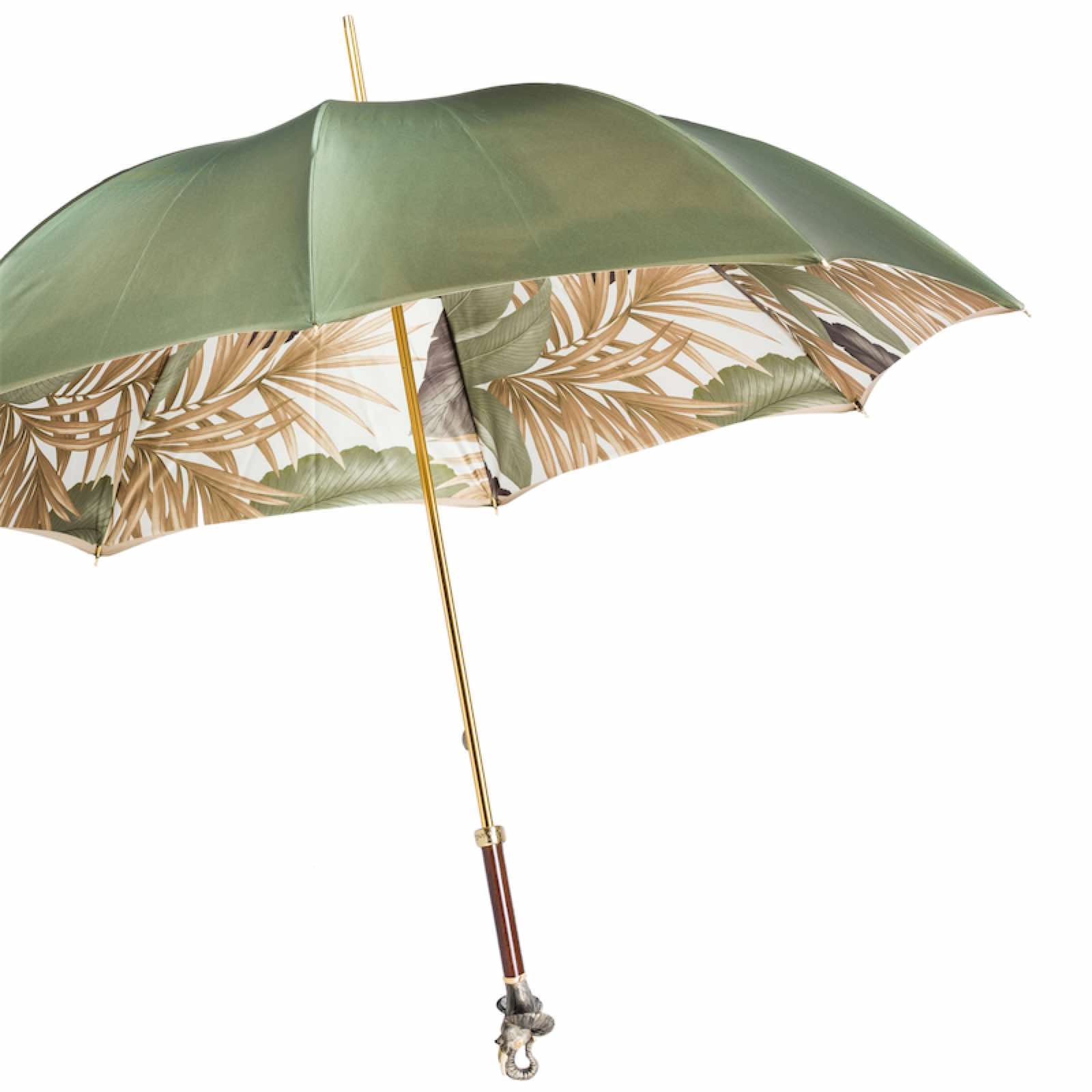 Pasotti Enameled Elephant Umbrella