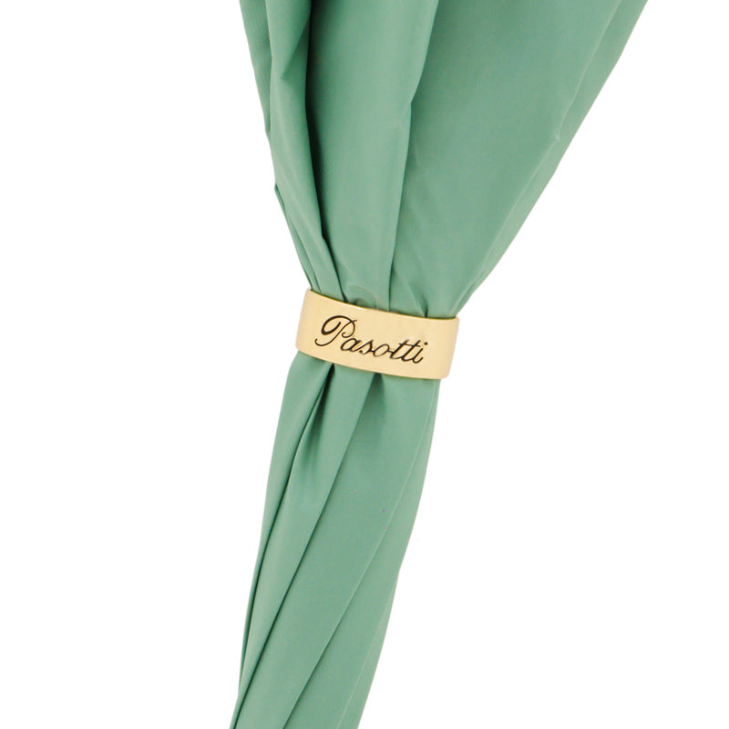 Pasotti Green and Pink Roses Umbrella