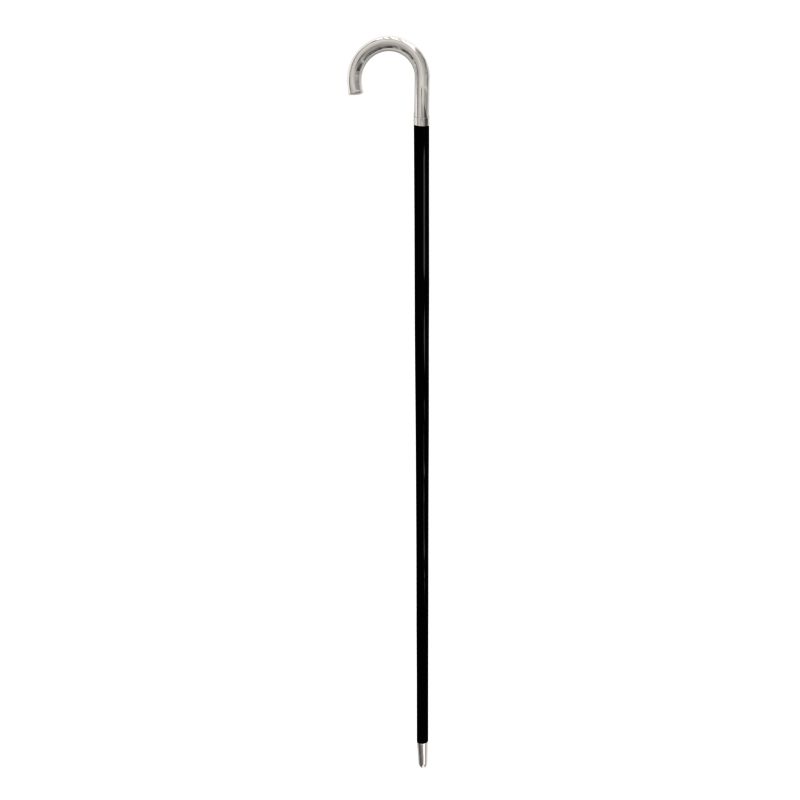 Pasotti Classic Walking Cane with Silver Handle