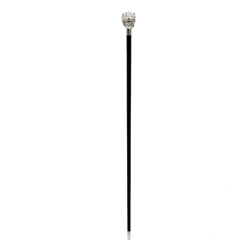 Pasotti Silver Lion Walking Cane