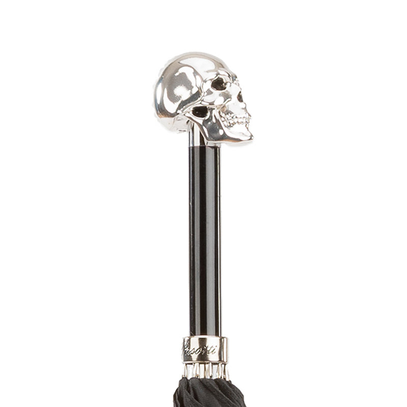 Pasotti Silver Skull Umbrella