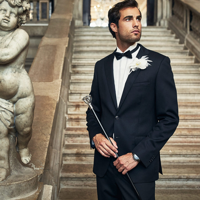 Pasotti Silver Rose Cane