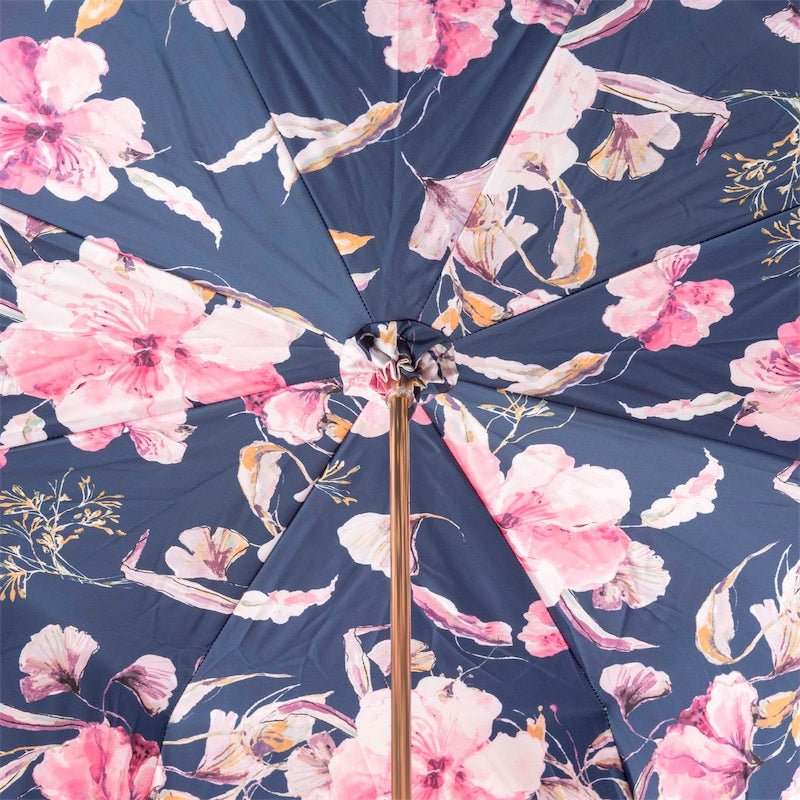Pasotti Pink Umbrella with Flowers