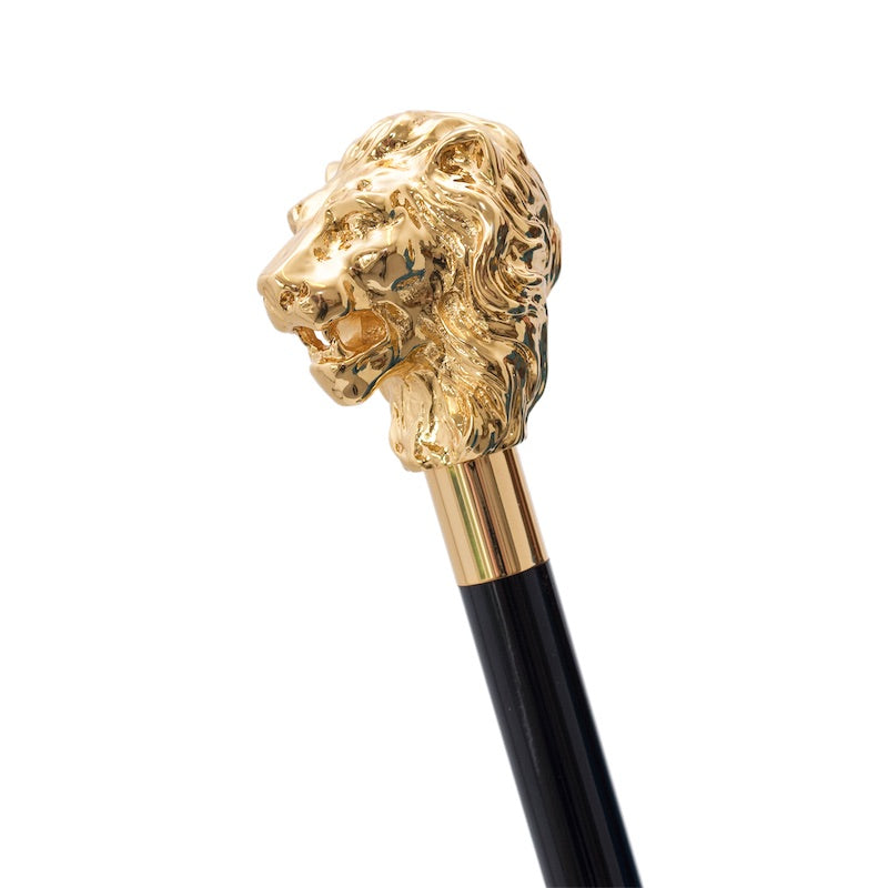 Pasotti Golden Lion Walking Cane﻿