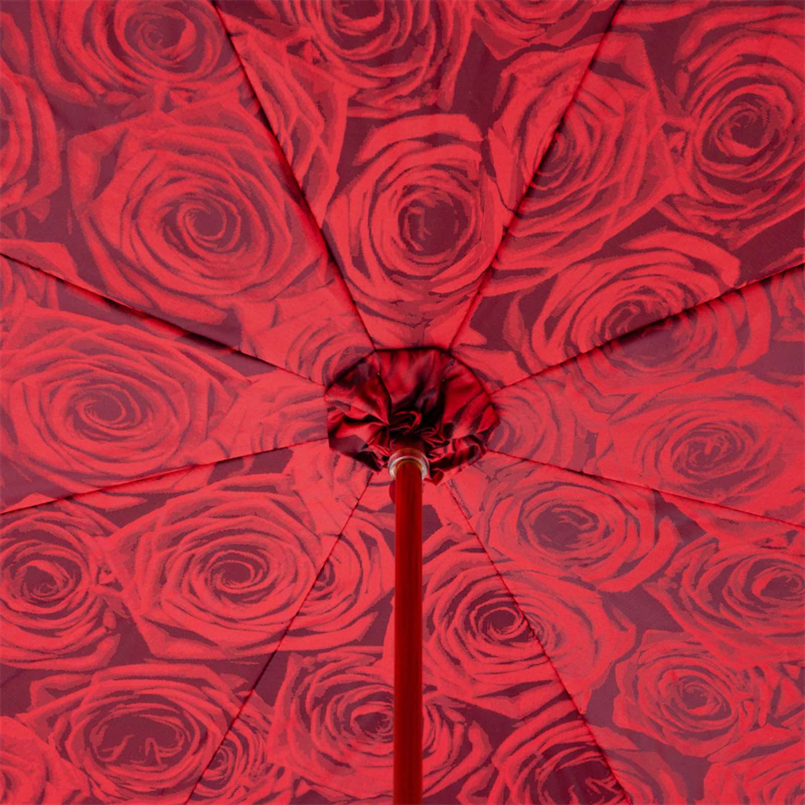 Pasotti Leopard & Red Roses Umbrella