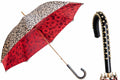 Pasotti Leopard & Red Roses Umbrella