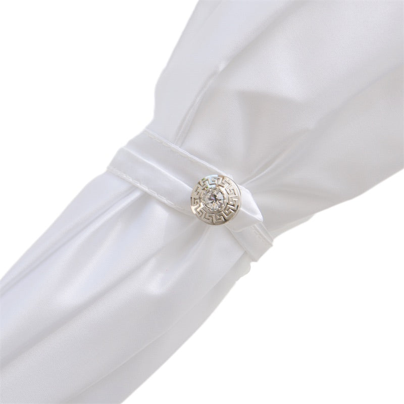 Pasotti Wedding Umbrella with White Pearls