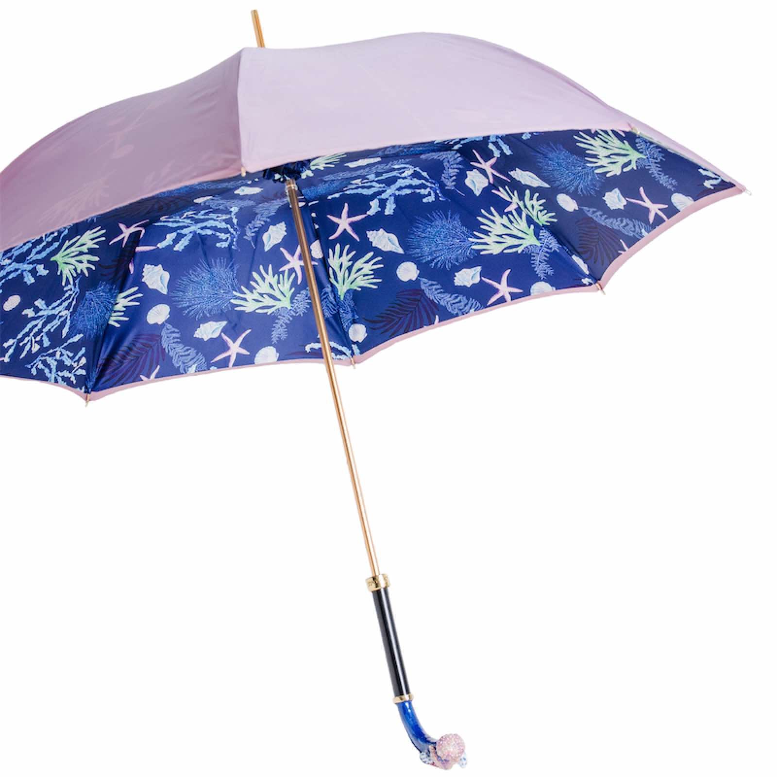 Pasotti Blue Starfish Umbrella