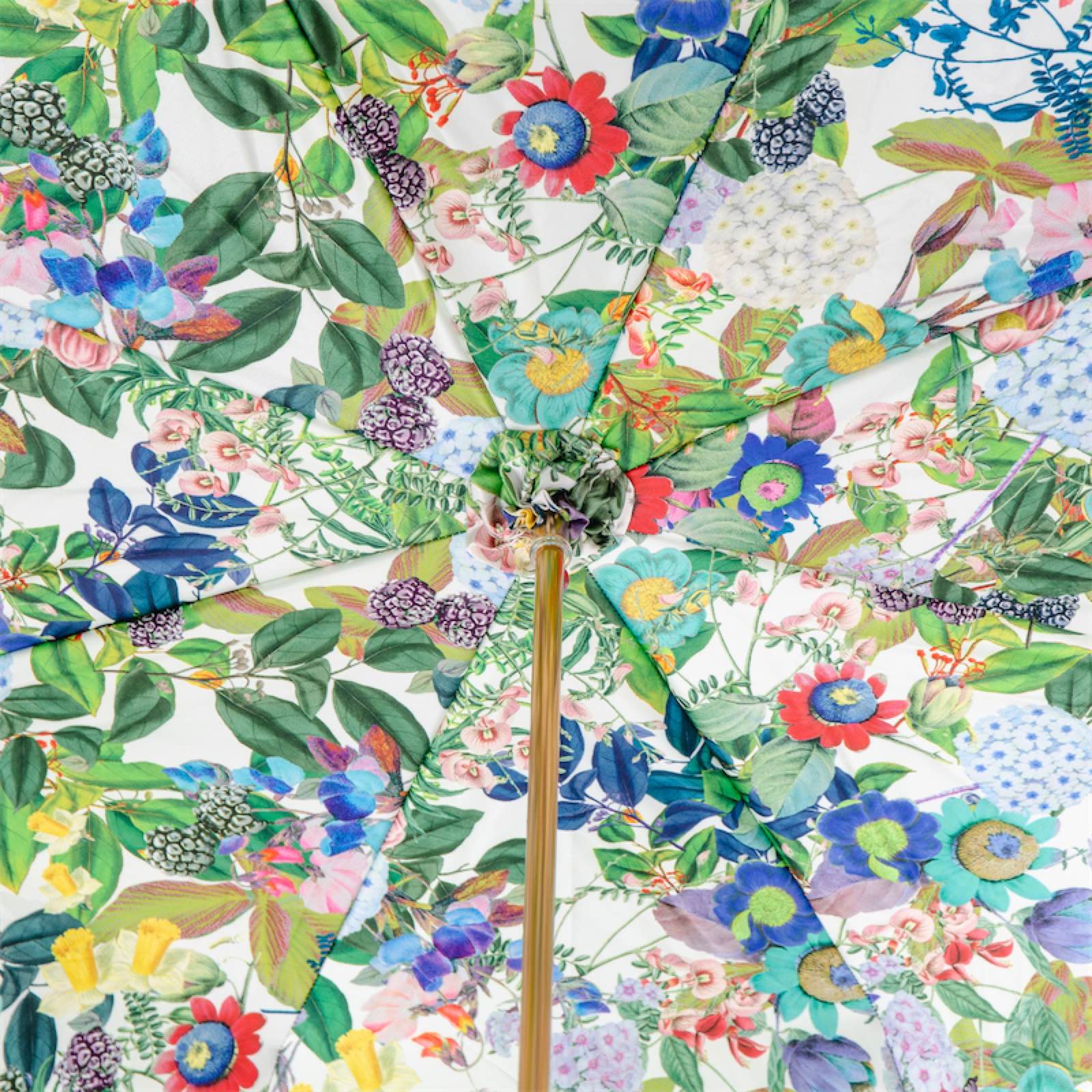 Pasotti Turquoise Flower Umbrella