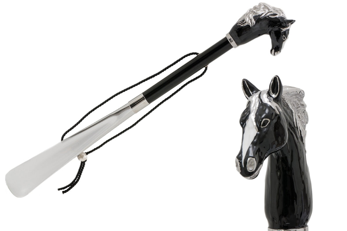 Pasotti Black Horse Shoehorn