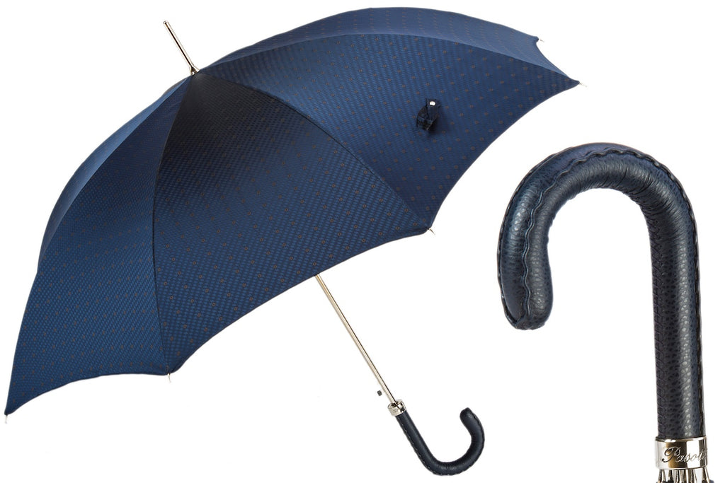 Pasotti Blue Gentleman's Umbrella