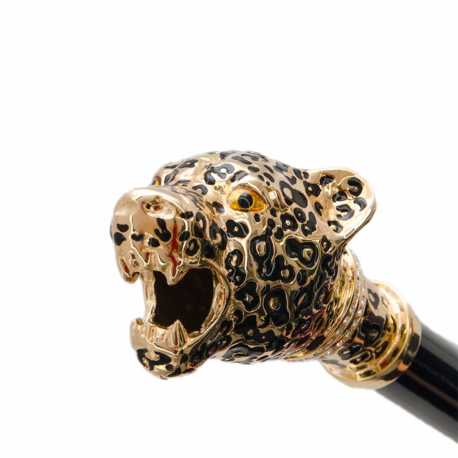 Pasotti Green Leopardized Panther Umbrella