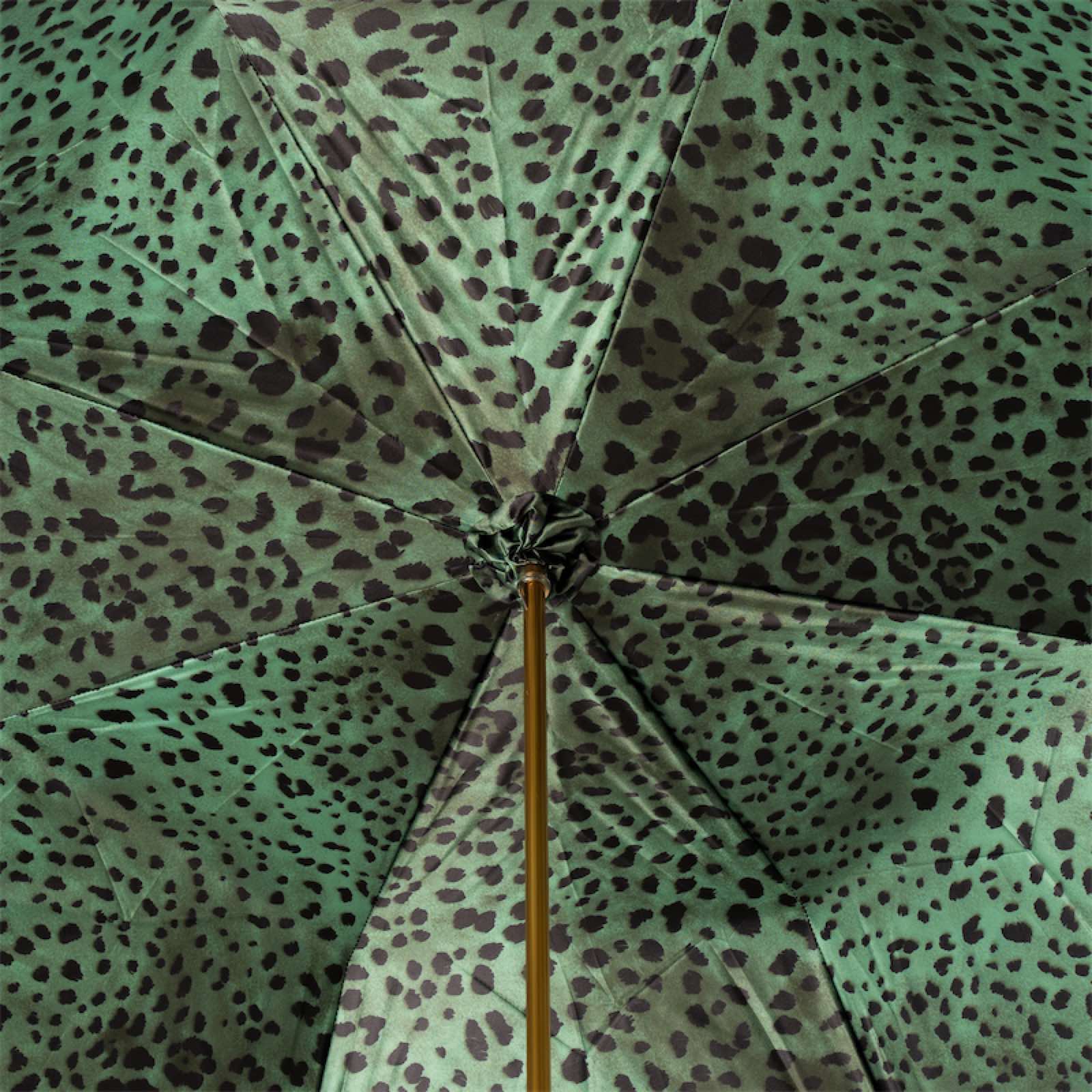 Pasotti Green Leopardized Panther Umbrella