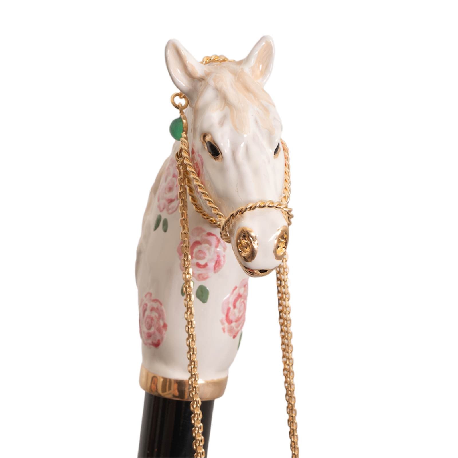 Pasotti Enameled Carousel Horse Umbrella