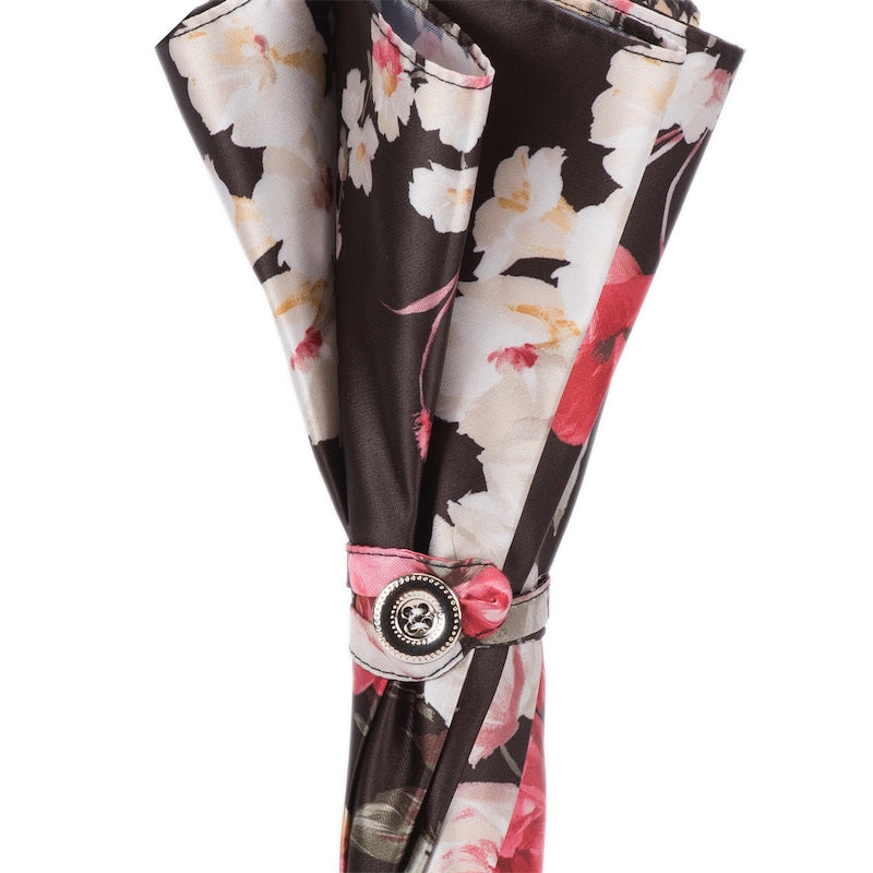 Pasotti Roses Parasol with Bamboo Handle