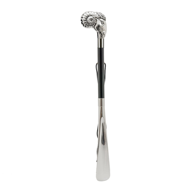 Pasotti Silver Ram Shoehorn