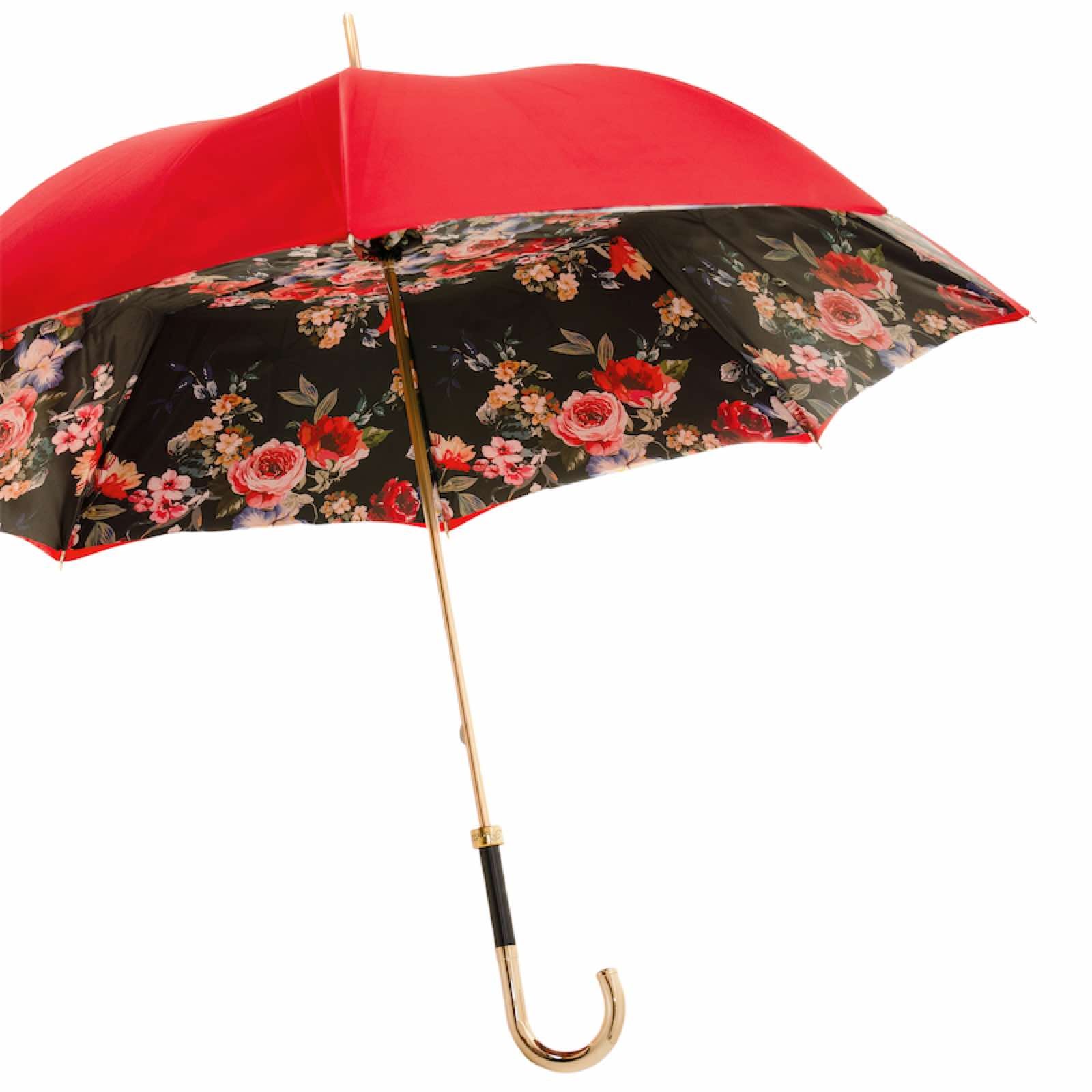 Pasotti Luxury Red Roses Umbrella