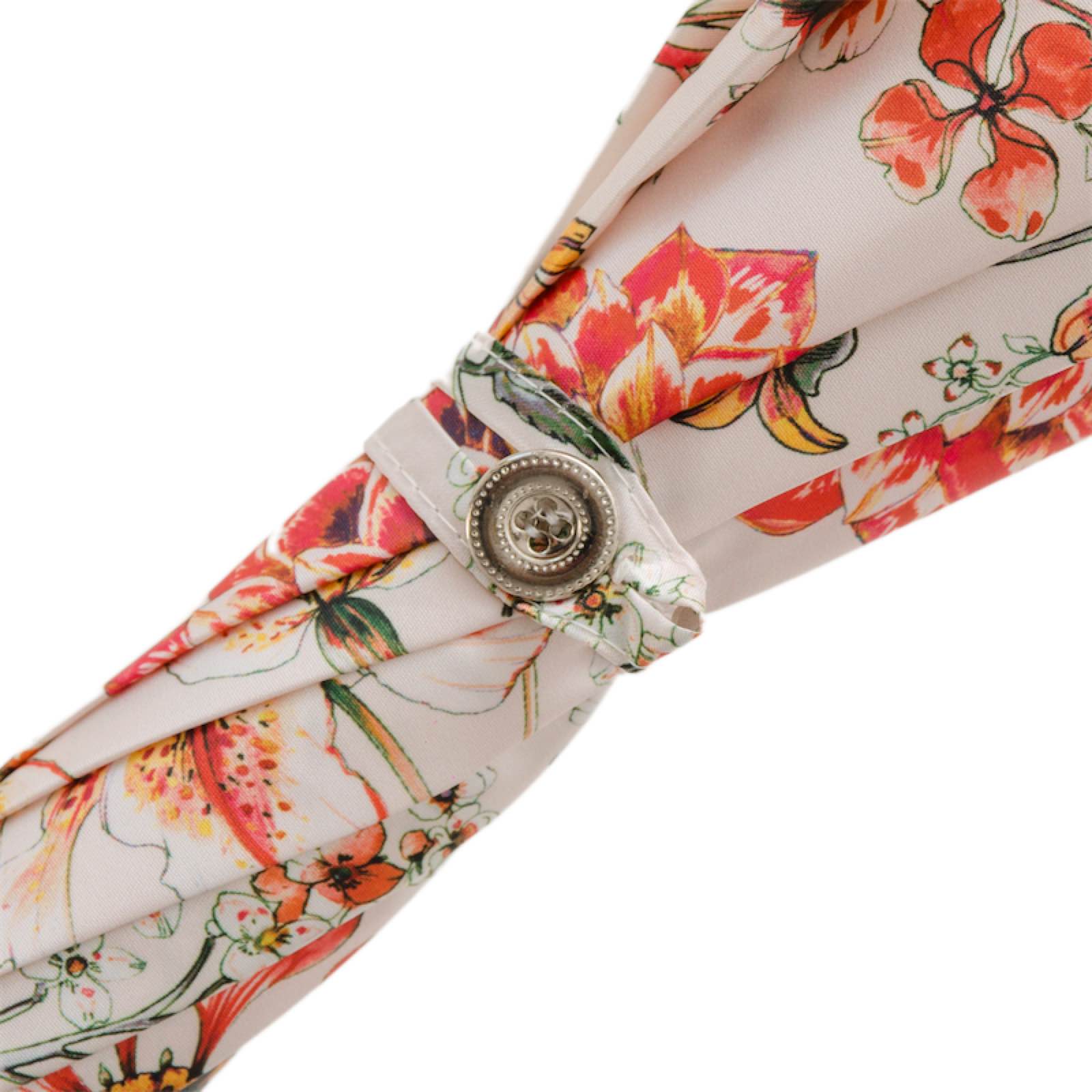 Pasotti Flowered Parasol with Whangee Handle