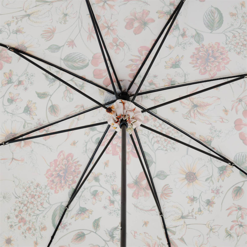 Pasotti Flowered Parasol with Whangee Handle