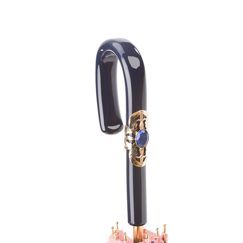 Pasotti Pink Umbrella with Flowers