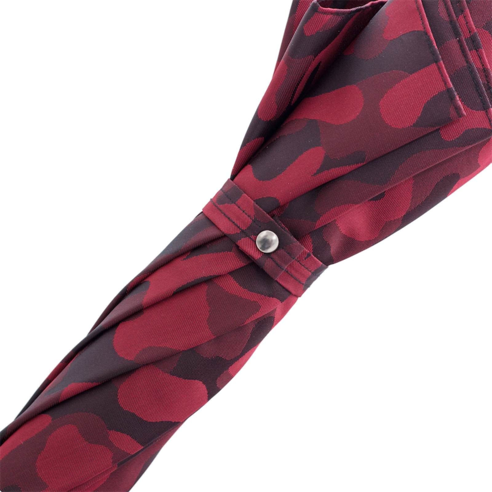 Pasotti Red Camouflage Umbrella with Studs on the Handle