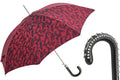 Pasotti Red Camouflage Umbrella with Studs on the Handle