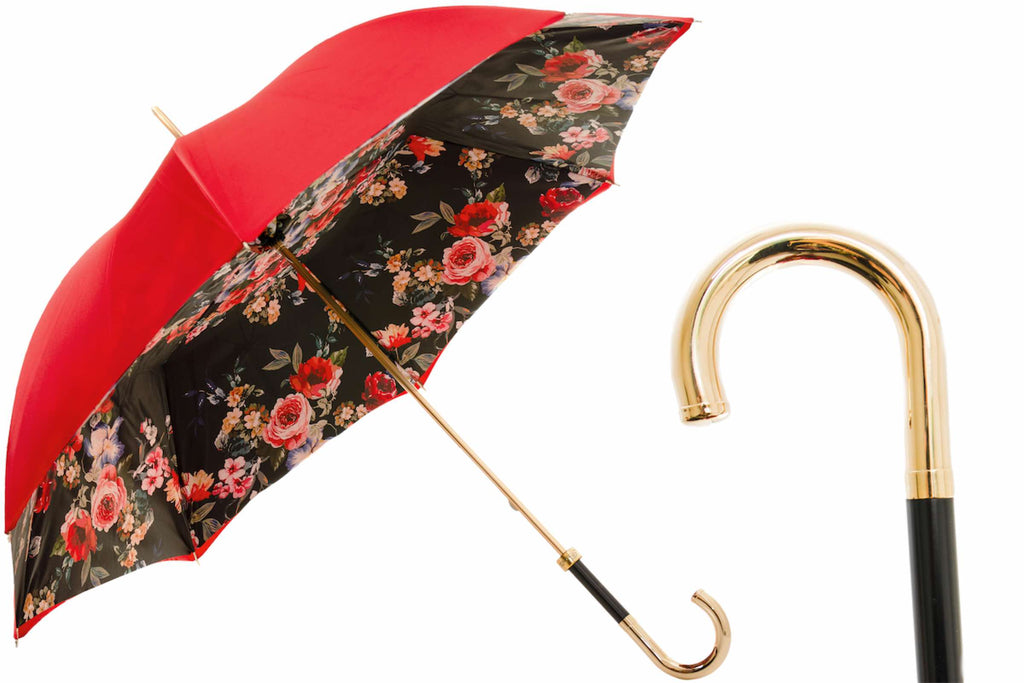 Pasotti Luxury Red Roses Umbrella