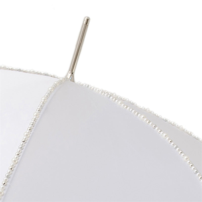 Pasotti Wedding Umbrella with White Pearls