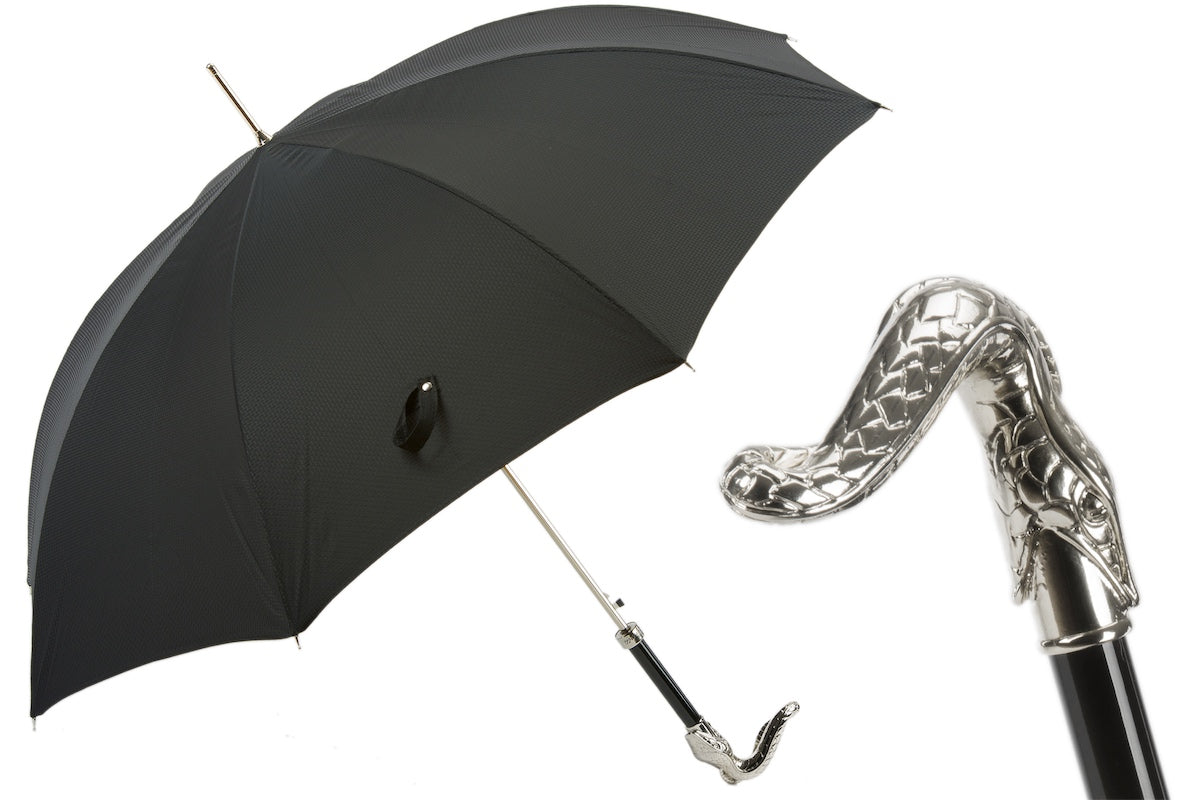 Pasotti Silver Snake Umbrella