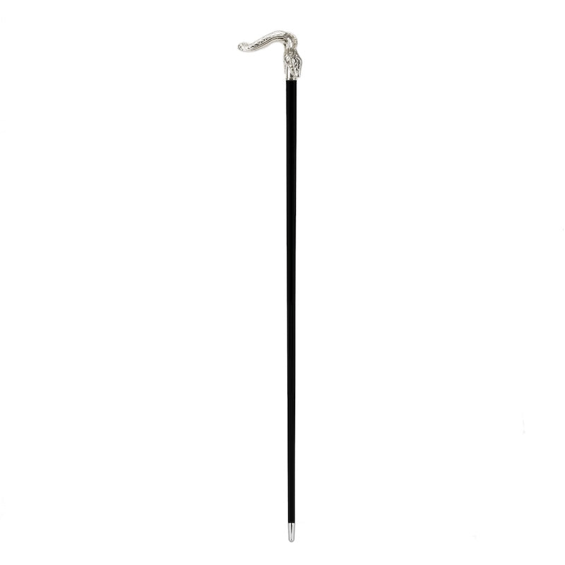 Pasotti Silver Snake Cane