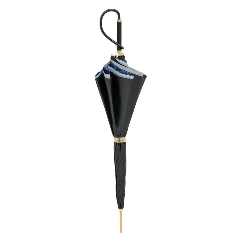 Pasotti Blue Leopard Umbrella