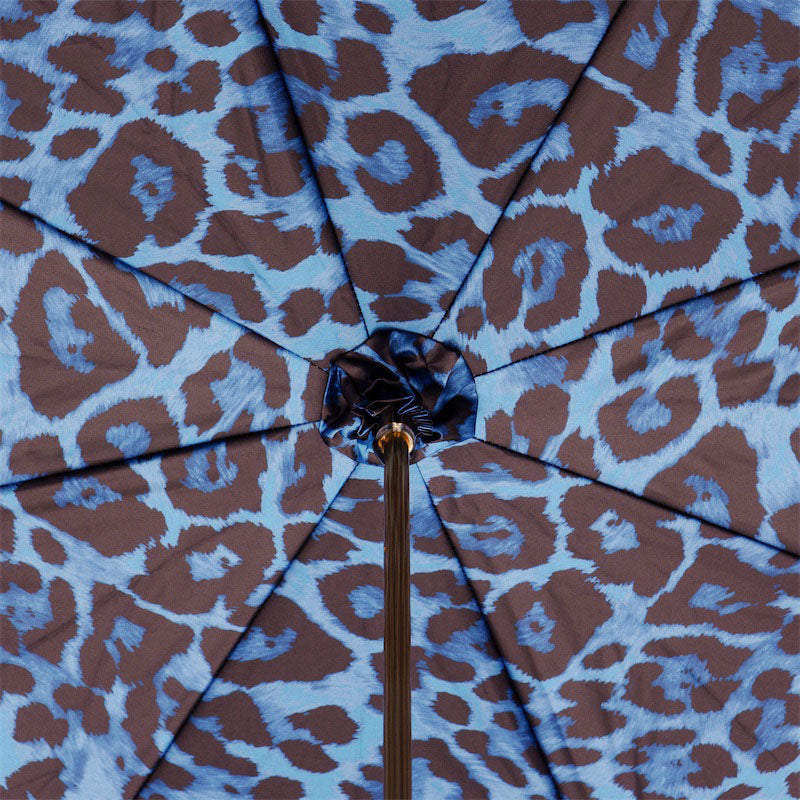 Pasotti Blue Leopard Umbrella