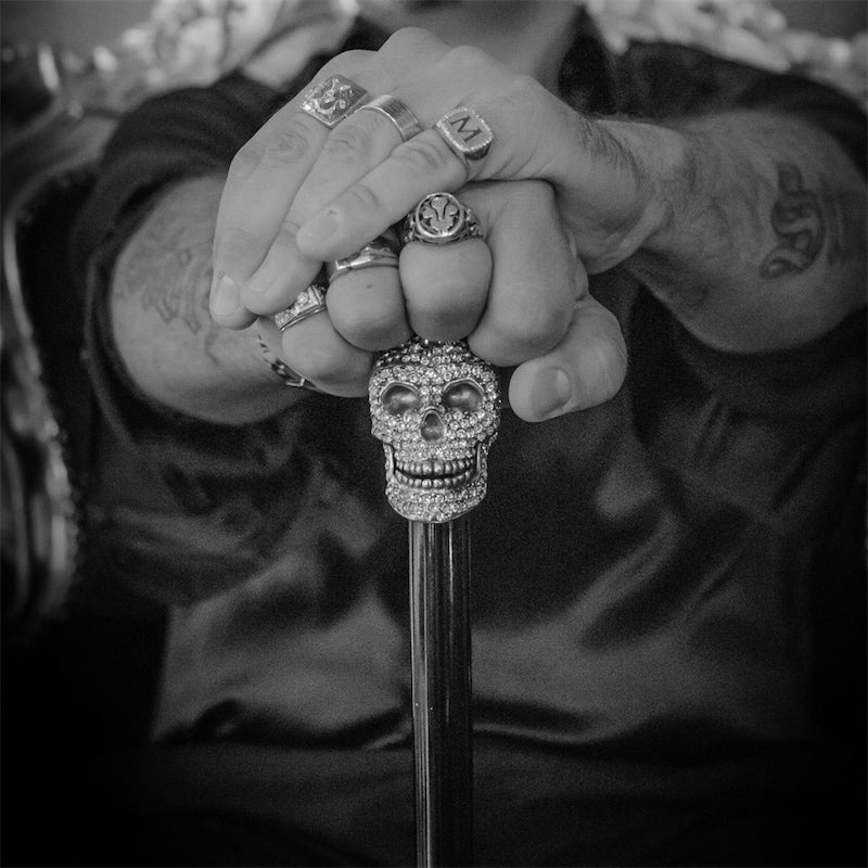 Pasotti Luxurious Swarovski® Skull Cane