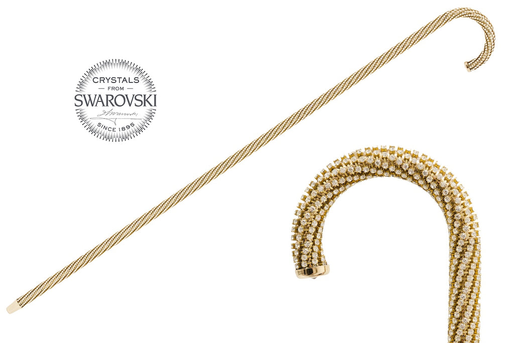 Pasotti Luxury Cane with Crystals from Swarovski®